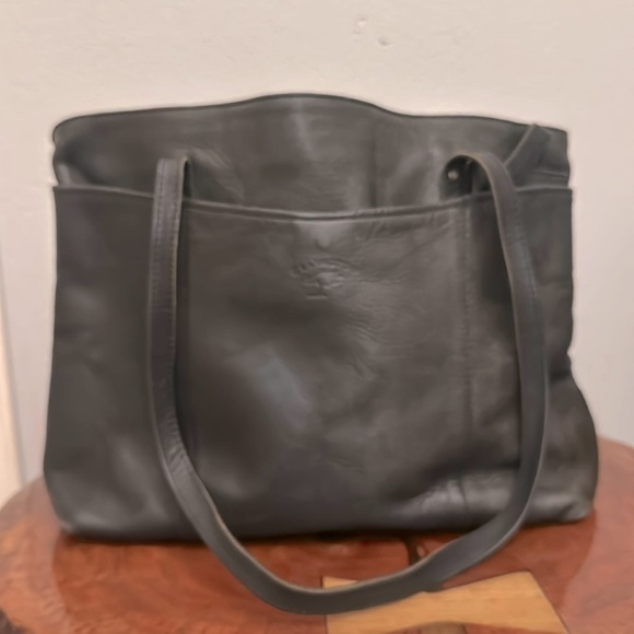 Ellington Handbags - Ellington Black Leather Tote Bag purse Laptop